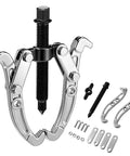 4 Way 2 Claw Reversible Gear Puller 2 Ton Heavy Duty Carbon Steel Bearing And Flywheel Remover for automotive tools and maintenance