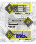 16 Piece Watch Repair Toolkit With Pin Remover Pliers Screwdrivers Case Opener Tweezers Hammer Pin Punches Belt Block And More