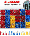 Box Insulated Terminal Connector Kit with Male and Female Spade Terminals