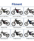 Front And Rear Dirt E Bike Brake Pads For Surron Light Bee X Talaria Sting MX3 MX4 XXX Segway X260 X160 fitment chart