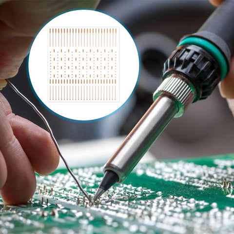 Using No-Trace 208 Dots Solder Pad Repair Kit For PCB Trace Repair And Mobile Phone Soldering Lugs Patch Pads Solder Lugs Welding Accessories
