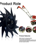 Heavy Duty Power Tiller Tines And Right Hand Tine Wheel Assembly Replacement 1622 OEM Fits 7222 7225 7260 7261 7262