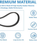 Black Rear Drive Belt For Harley David Touring 2004-2006 FLHT Screamin Eagle 132 Inch Replacement Part Fits Trike Series 40024-04 1204-0063 durability and design