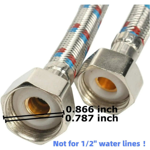 Close-up of heavy duty zinc alloy connections for the Heavy Duty Zinc Alloy Shampoo Bowl Faucet Set Featuring Dual Hot And Cold Water Mixer With Flexible Spray Hose Built Tough For Salon Spa Sink No Sweat Quick Swap.