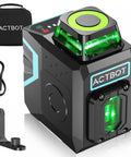 Self Leveling Pro Grade 360 Green Laser Level With 4000mAh Battery, Horizontal And Vertical Cross Line, Tilt Function, accessories