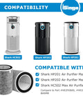 Air Purifier Max Replacement Filter For Shark HP200 Series Including HP201 HP202 HP302 HC502 Max with compatible models