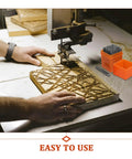 Woodworking with 37 Piece Alphabet And Number Stamp Set With Heart Symbols For Imprinting On Metal Plastic Wood No Fuss Easy To Use Diy