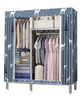 Heavy Duty Wardrobe Closet Vibes In A Portable Package with clothes, towels, and a breathable canvas shield.