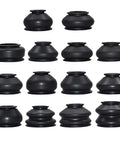 All In One Tie Rod End Boot Kit For Car Suspension And Steering Ball Joint Dust Boots And Rubber Covers Track Boots 14 Size Options 14Pcs Fits Most Vehicles And Easy To Install, black rubber boots