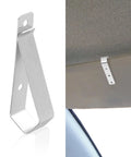 16 Pack Universal Car Visor Clips For Garage Door Remotes, Silver Snap On Mounts For Most Remotes, Easy Installation