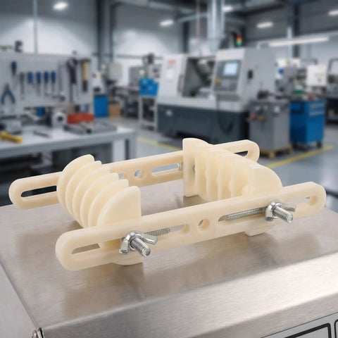 Plastic Coil Wire Winding Mold for Mini Motors and Micro Motors Six Layer Electrical Winding Frame for Precise Coil Placement Pro Grade Rewinding Tools for Micro Motor Repair Wide Applications 10.2 by 5.7 by 2.4 Inches 0.4 kW on workbench