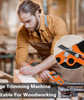 Rugged Handheld Edge Banding Trimmer With Ten Sharp Blades Hassle Free Veneer Cutter for woodworking precision.