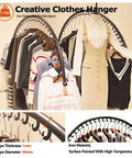 Industrial Style Heavy Duty Coat Rack For Home And Store Display Freestanding Clothing Rack With Nano Coated Glossy Finish And Anti Oxidation Durability 120 By 130 Cm Gold Tone displaying various clothes