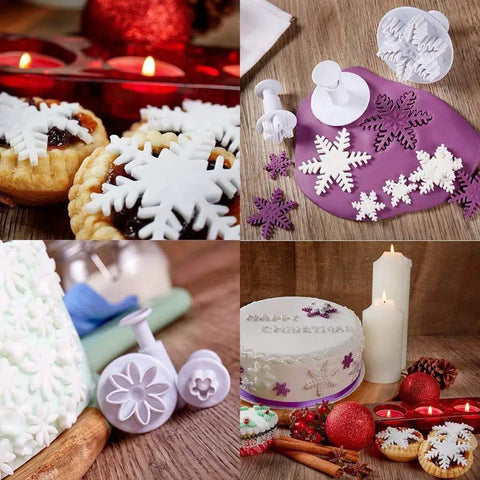 Top Shelf 114 Piece Cake Decorating Kit Loaded With Fondant Plunger Cutters Sugar Craft Molds Rolling Pin Scraper And Pro Level Icing Tools For Killer Diy Baking with snowflake designs in baking.