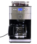 Grind And Brew Coffee Maker With Burr Grinder For Consistent Flavor, 12 Cup Programmable Timer, stainless steel finish