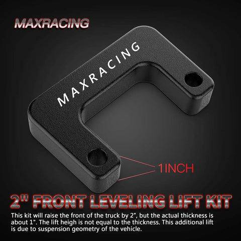 2 Inch Front Leveling Kit For Chevy Silverado 1500 Tahoe Suburban Avalanche GMC Sierra Yukon XL 2007-2026 Improve Stance