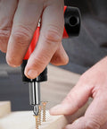 Close-up of hand using Preset Torque Screwdriver With T Handle And Ratchet Mechanism 3Nm Precision Click Tool for fastening screws.