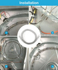 Installation of 5300622034 Dryer Restring Heating Element Coil Replacement For AP2135128 AH451032 EA451032 PS451032