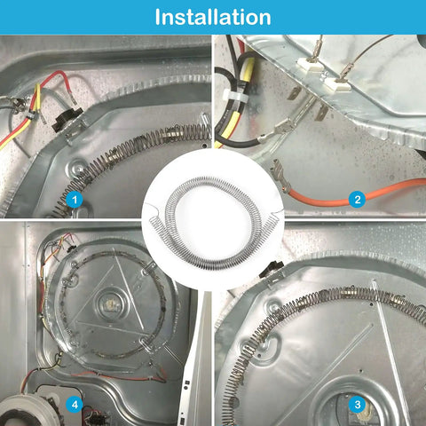 Installation of 5300622034 Dryer Restring Heating Element Coil Replacement For AP2135128 AH451032 EA451032 PS451032