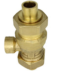 Rock Solid Dual Check Valve Backflow Preventer With Intermediate Atmospheric Vent for Half Inch Piping Brass Body Stainless Steel Screen