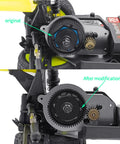 Steel Spur Gear Upgrade For 1/16 Losi 2WD RC Cars 0.5M 48P 54T 55T 40Cr Alloy Crash Resistant Build shown in RC car modification