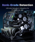 Pro Money Counter Machine With Built In Receipt Printer For Mixed Denomination And Multi Currency, 2 Pocket Sorter internal view