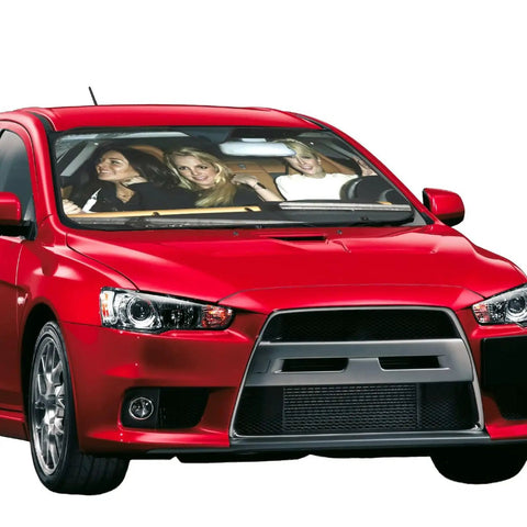 Funny Windshield Sun Shade For Cars Keeps Your Ride Cool Blocks UV Rays Waterproof Polyester With Bubble Aluminum Film