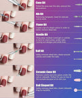 Nail drill bit set (30 pcs) with carbide, ceramic and diamond bits for acrylic and gel nails