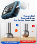 Rechargeable Pinless Moisture Meter For Wood Drywall And Masonry With Adjustable Alarm Data Records Noninvasive Hemispherical Sensor For Fast Pro Grade Home Water Leak Checks, 0.98 inch head