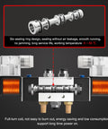 Electrical Pneumatic Twin Solenoid Valve 5/2 way with sealing ring design, 24VDC, PT1/4 ports, 2 position, manifold base