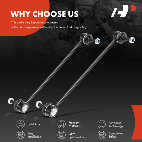 Front Sway Bar Links for Honda CRV 2017 to 2022 Pair, Stabilizer Link Replacement for Improved Handling, Easy Install