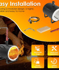 Portable Gas Forge For Blacksmiths With Single Burner Open Oval Hearth For Knife And Tool Making DIY Friendly Farrier Forge Tools