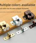 Various colors of 30-Piece Double Roller Cabinet Catches With Screws, Heavy Duty Tough As Nails Cupboard Door Latches.