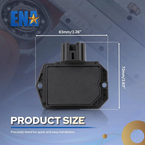 Top Tier Beefy Rear Automatic Control Blower Motor Resistor That Gives Your Ride Climate Control Straight Fire Compatible With Toyota Highlander Sequoia Sienna Ru735 4P1717 Replacement showing dimensions 83mm x 72mm for precise installation.