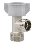 Hybrid Metal And Plastic Cold Water T Adapter For Bidets Seven Eighths By Seven Eighths By One Half Inch For Neo Series Bidets
