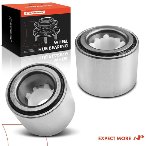 Beefy 2 Pack Rear Wheel Bearings For AWD Subarus Forester 1998-2008, Impreza 1993-2007, Legacy 1990-1999, And Saab 9-2X 2005-2006