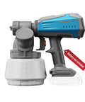Heavy Duty Cordless Paint Sprayer Slick Smooth Operator For Tough Diy Projects Compatible With DeWalt 20V Batteries Power Pack Not Included side view with gray cup