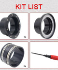 Magnetic Quick Connect Dust Collection Kit For 4 Inch Hoses And Tools Universal 4 Inch Adapter Kit Components