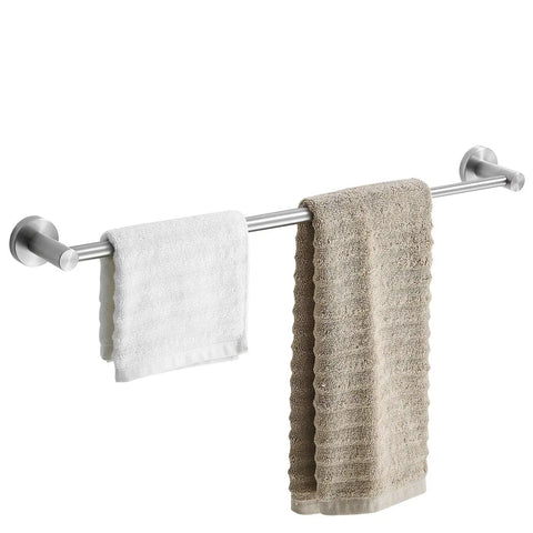 Expandable Stainless Steel Towel Bar No-Fuss Adjustable 15.2 To 27.8 Inch Wall Mount Rack With Screws Rustproof SUS304 Stainless