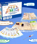 Six In One STEM Kit for Kids with 6 experiments, instructions, and screwdriver, boxed for ages 8-12.
