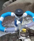 1000W Micro Hydroelectric Generator 220V Mini Water Turbine Power Station For Lighting And Charging With Three 50mm Inlet Fittings