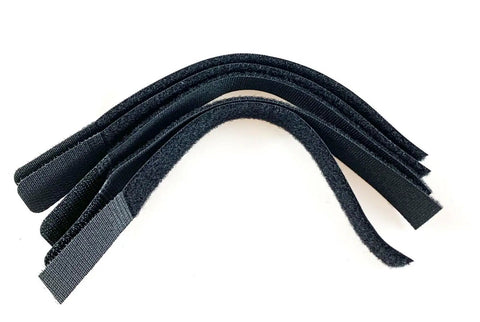 Velcro cable wraps from 8 Cable Connection Kit For ION iED07M Drum Rocker To External Cymbals, Pedals And Pads With 10Ft Dual Trigger Cables