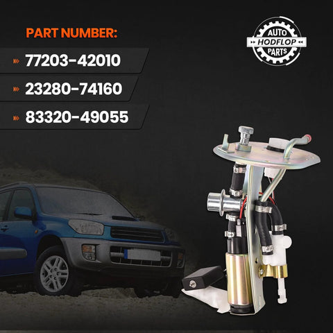 Toyota Rav4 2.0L Fuel Pump Module Assembly Replacement For 1995 To 2000 Direct Fit Plug And Play with part numbers