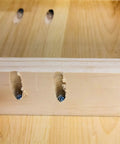 Pocket Hole Screws #8x2-1/2 Inch Square Drive Self-Tapping Wood Screws installed in wooden board