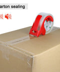 No Noise Clear Packing Tape Heavy Duty Packaging Tape Refill Rolls For Sealing And Shipping 2.4 Mil 1.88 Inch 55 Yards