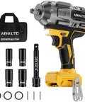 Brushless Cordless Impact Wrench Generating 1500 Nm Beast Mode Torque With An Integrated Work Light and sockets.