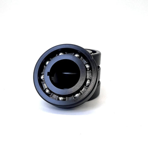 Turbine bearing for pool vacuum cleaner, blue/black, ball-bearing ring, replacement part
