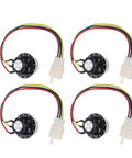 Set of four Electric Bike Speed Control Knobs with 390mm wire, three settings, suitable for scooters, trikes, ATVs, UTVs, karts.