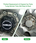 Heavy Duty Automatic Wheel Locking Hub For Pickup Trucks Anti Theft Front Axle Lock 28 Spline installed on vehicle axle.