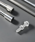 Beefy Heavy Duty Stainless Steel Hex Socket Cap Screws And Nut Set M6x30 Flat Head Bolts With Washers, Weather Resistant, 2 Piece